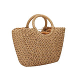 Sac de Plage Tissé en Paille