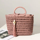 Sac en Paille Crochet