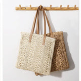 Sac en Paille Plage Fourre-tout