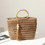 Sac en Paille Crochet