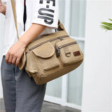 Sac Messenger Homme Toile