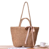 Sac de Plage en Rotin - Femme