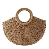 Sac de Plage en Osier Tressé