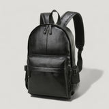 Sac à Dos Homme Urbain Cuir Noir